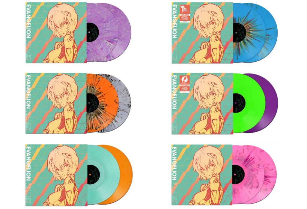 evangelion finally vinyl color variation