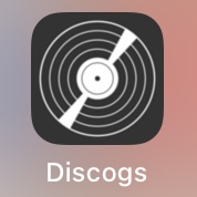 Discogsのアプリのマーク