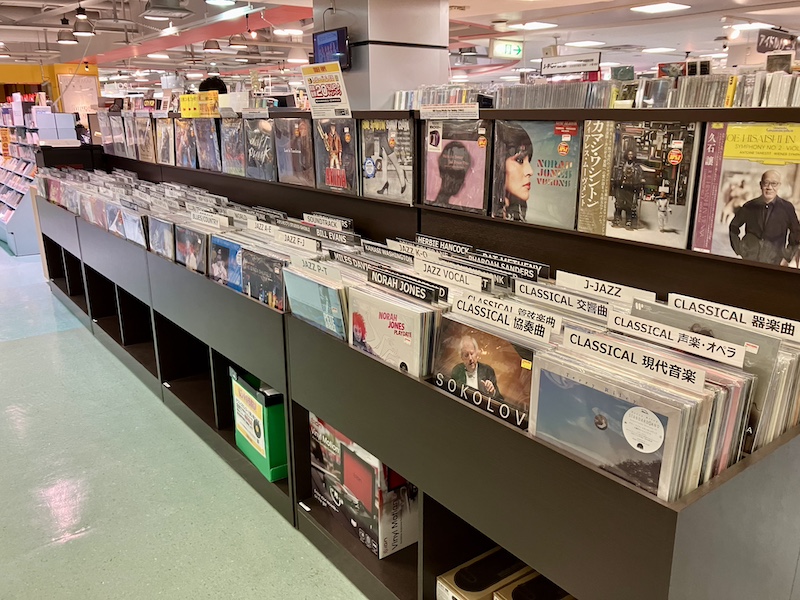 タワレコの店内