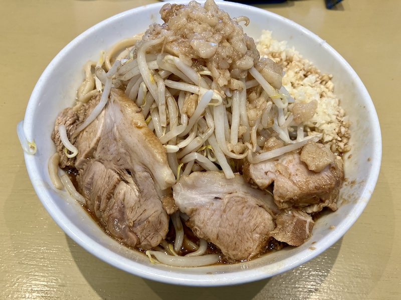 中川区の二郎系ラーメン笑顔の為にのラーメン