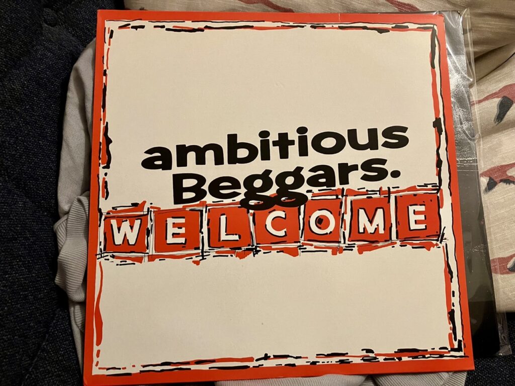 ミュージックファーストで買ったAmbitious Beggarsのレコード