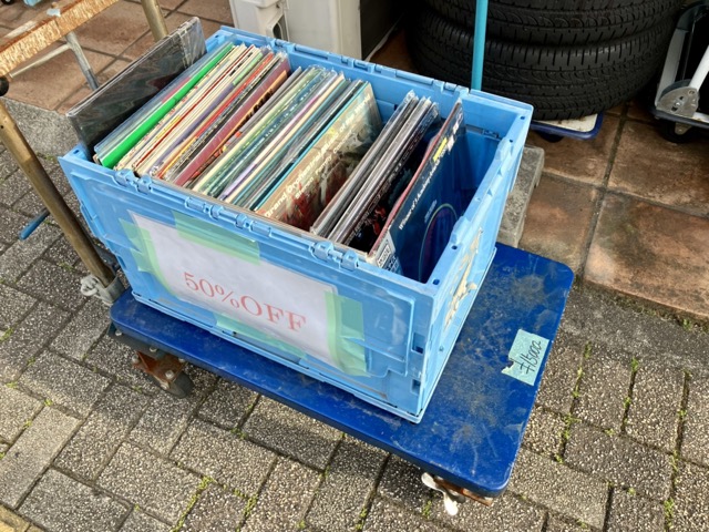リサイクルショップのレコード