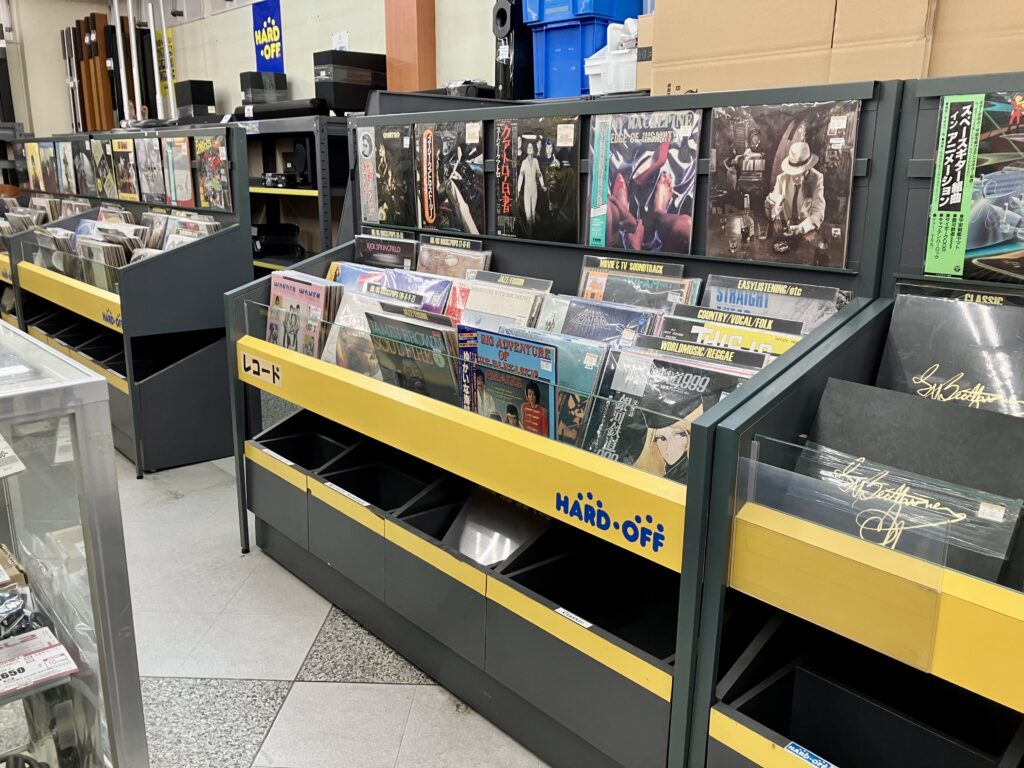 東浦のハードオフのレコードコーナー