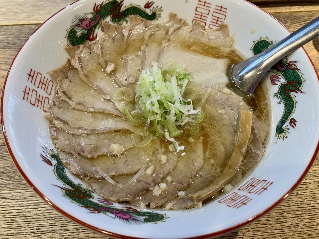 白華楼のラーメン