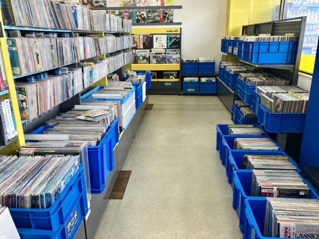 ハードオフ 浜松有玉店のレコードコーナー