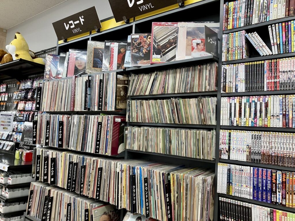 BOOKOFF 湖西店のレコードコーナー