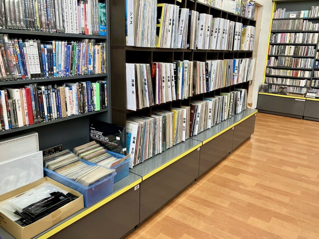 ハードオフ 浜松志都呂店のレコードコーナー