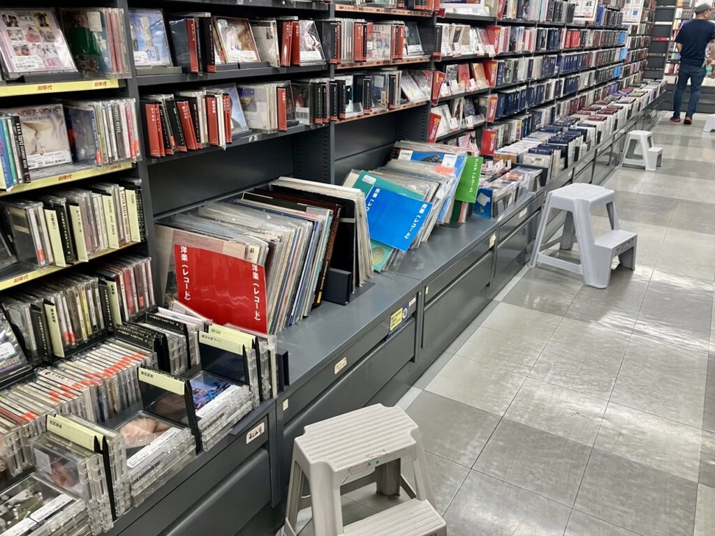 BOOKOFF 掛川店のレコードコーナー